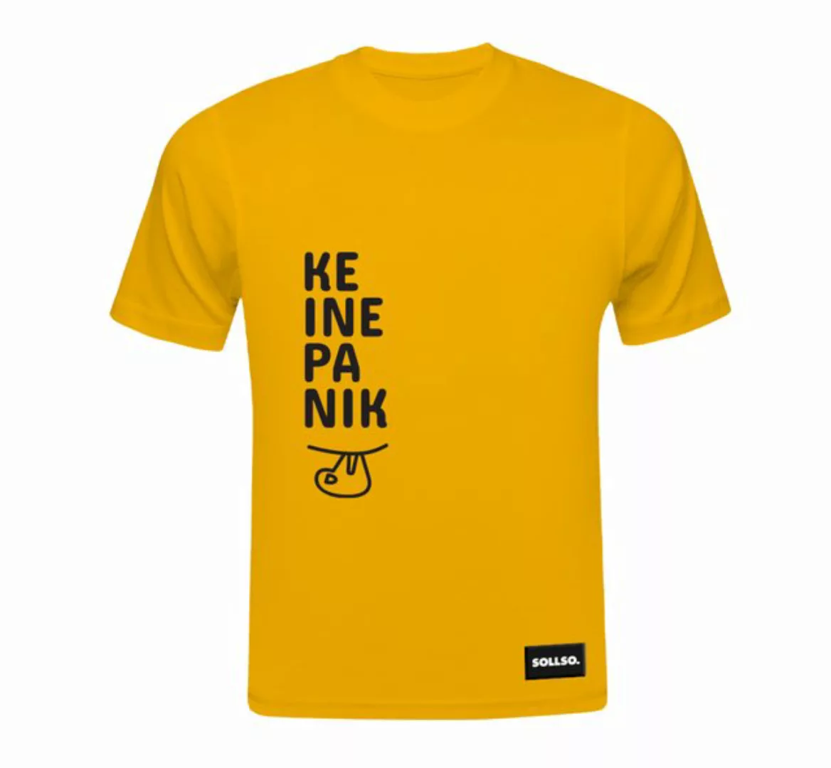 Sollso. T-Shirt SOLLSO. T-Shirt „Keine Panik“ günstig online kaufen