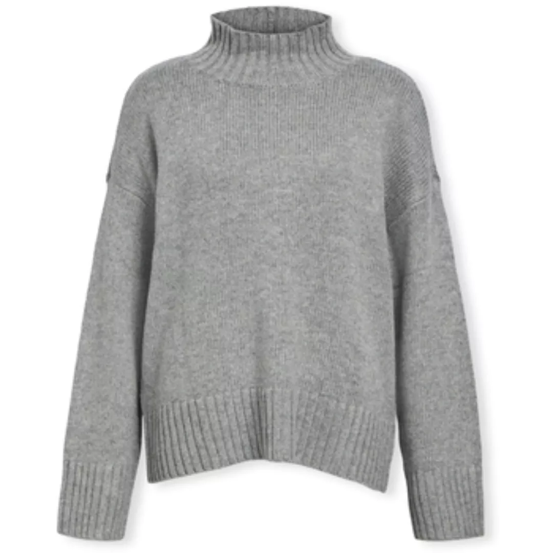 Object  Pullover Noos Agnes LO Knit - Medium Grey Melange günstig online kaufen