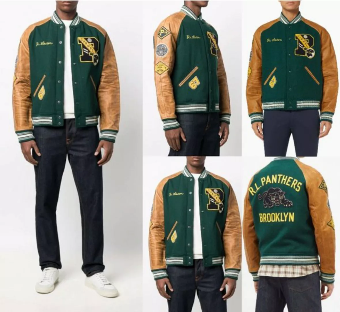 Ralph Lauren Winterjacke POLO RALPH LAUREN Varsity Letterman Bomber Jacket günstig online kaufen