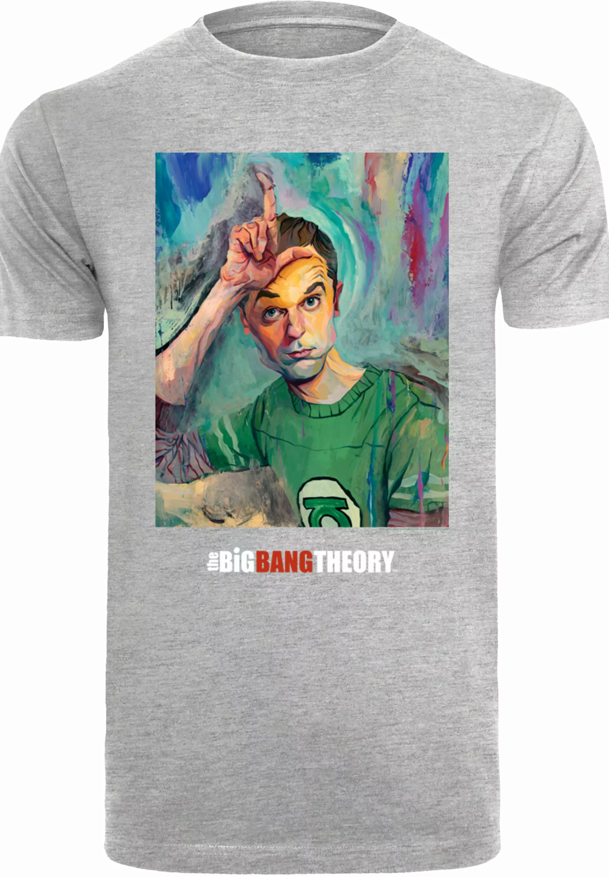 F4NT4STIC T-Shirt "Big Bang Theory TV Serie Sheldon Loser Painting", Herren günstig online kaufen