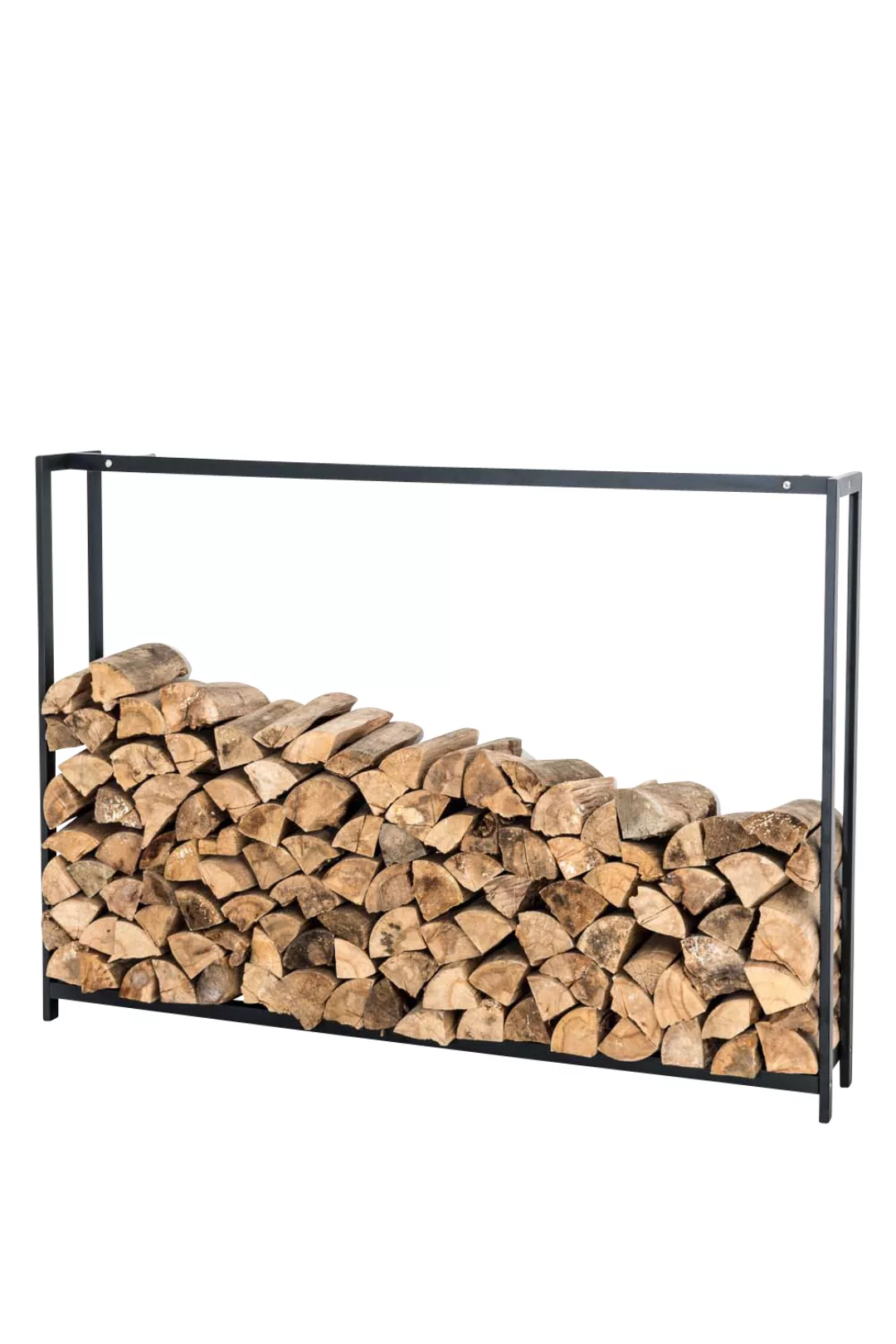 Kaminholzständer Forest-schwarz/matt-100x195 cm günstig online kaufen