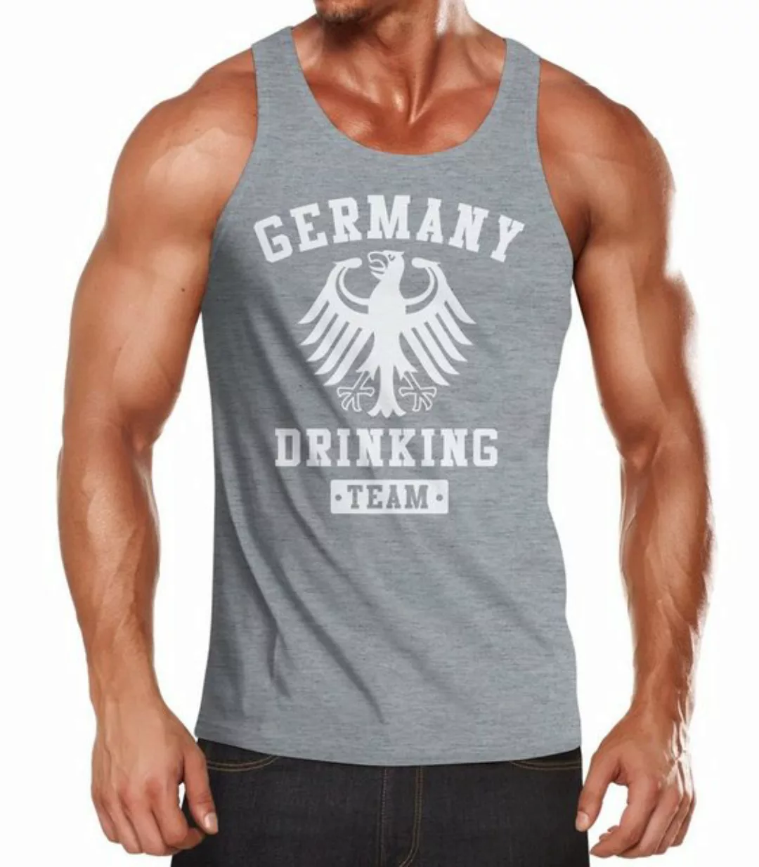 MoonWorks Tanktop Deutschland Herren Tanktop Germany Drinking Bier Team Adl günstig online kaufen