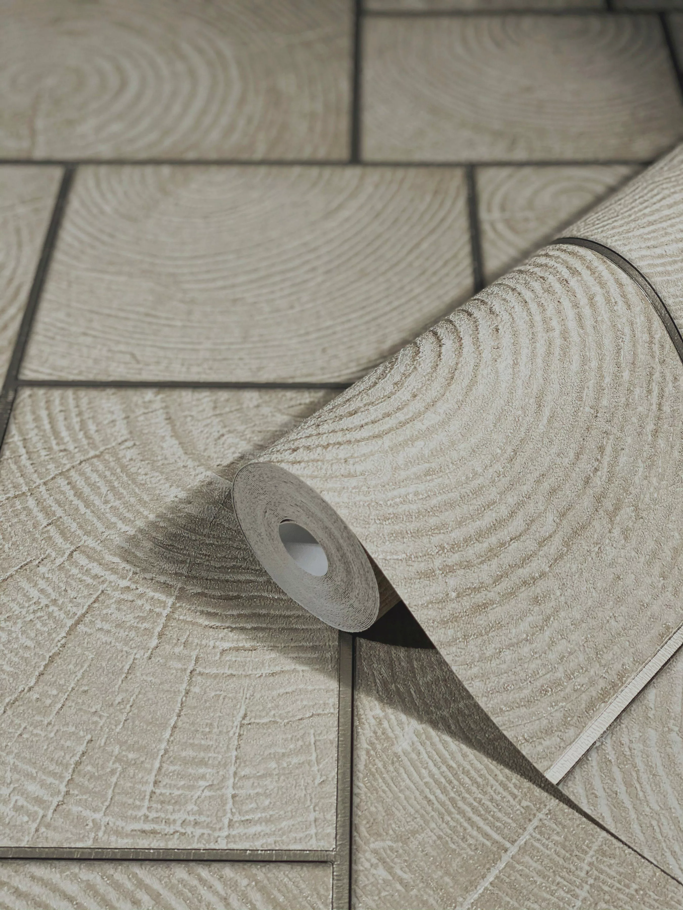 Marburg Vliestapete, Holz, natürlich, schimmernd, (1 günstig online kaufen