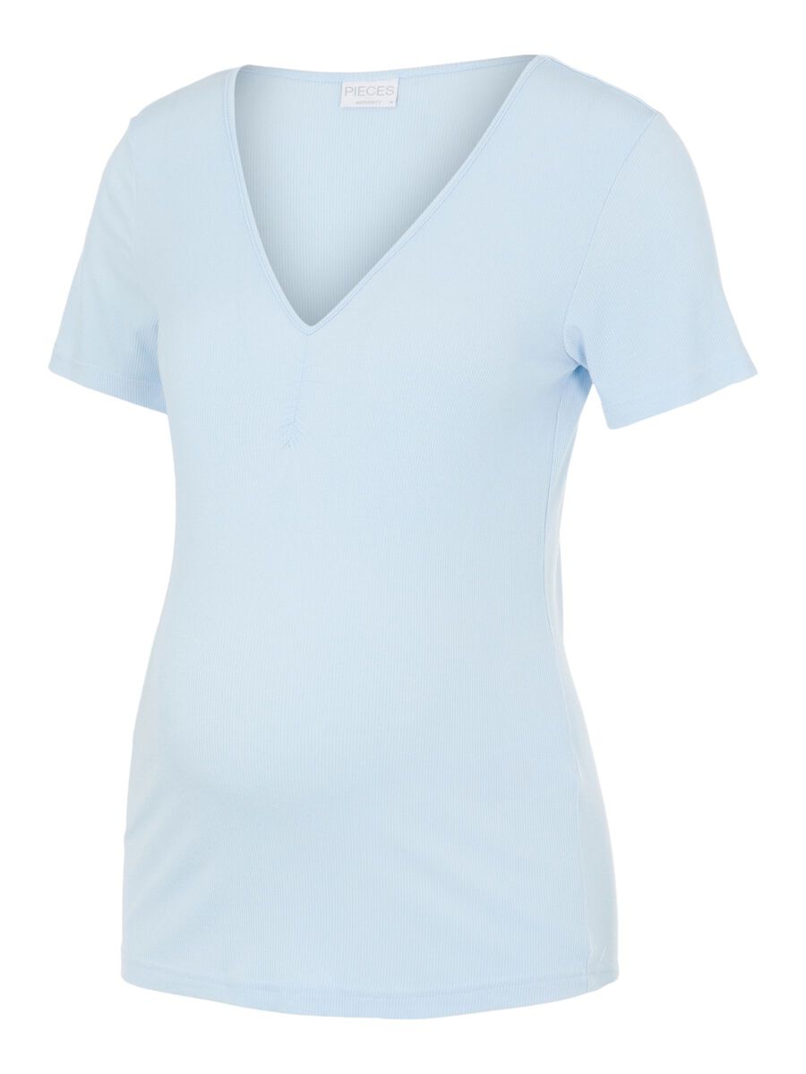 MAMA.LICIOUS Pcmlil Umstands-t-shirt Damen Blau günstig online kaufen