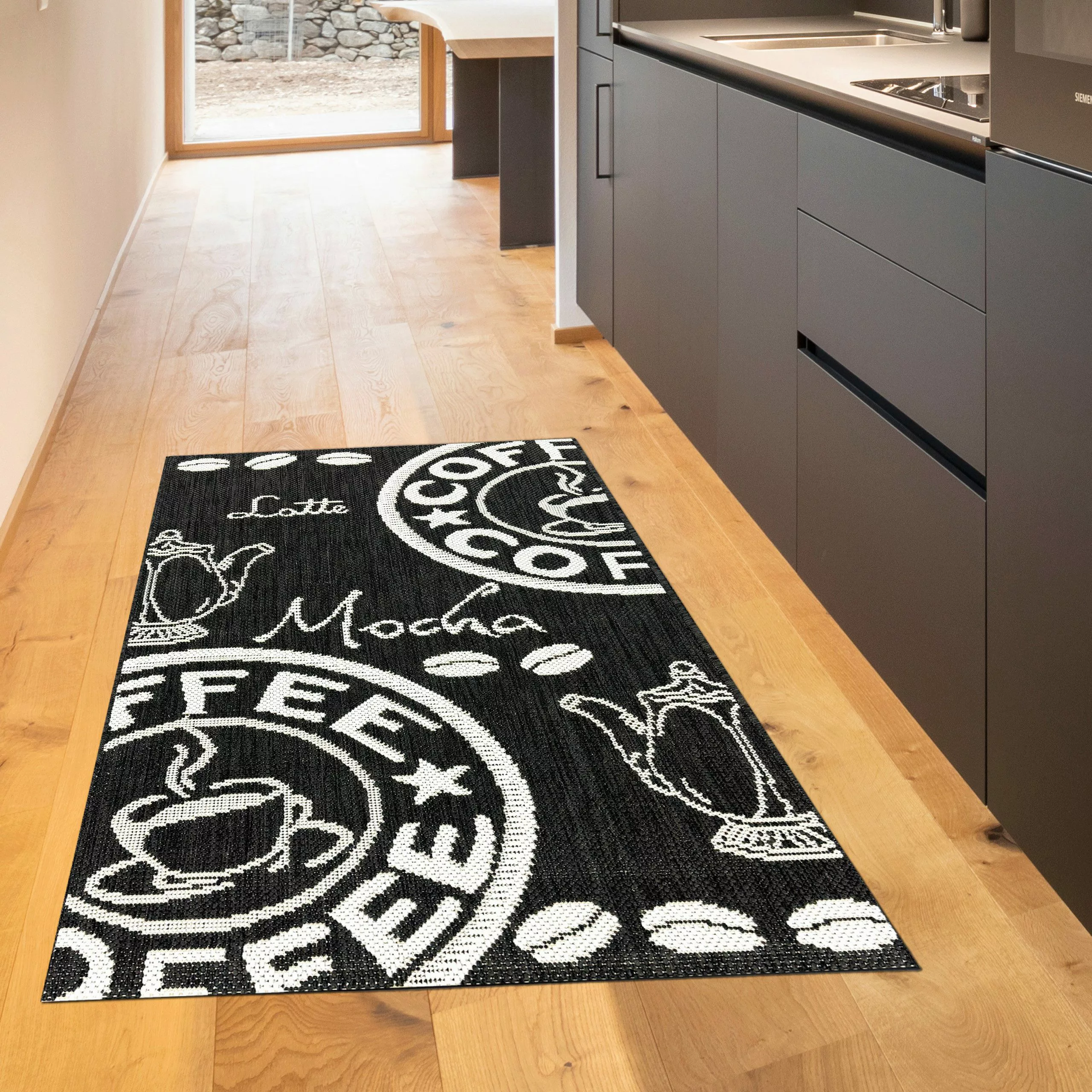 TeppichHome24 Teppich Moderner Sisal Küchenläufer flachgewebt günstig online kaufen