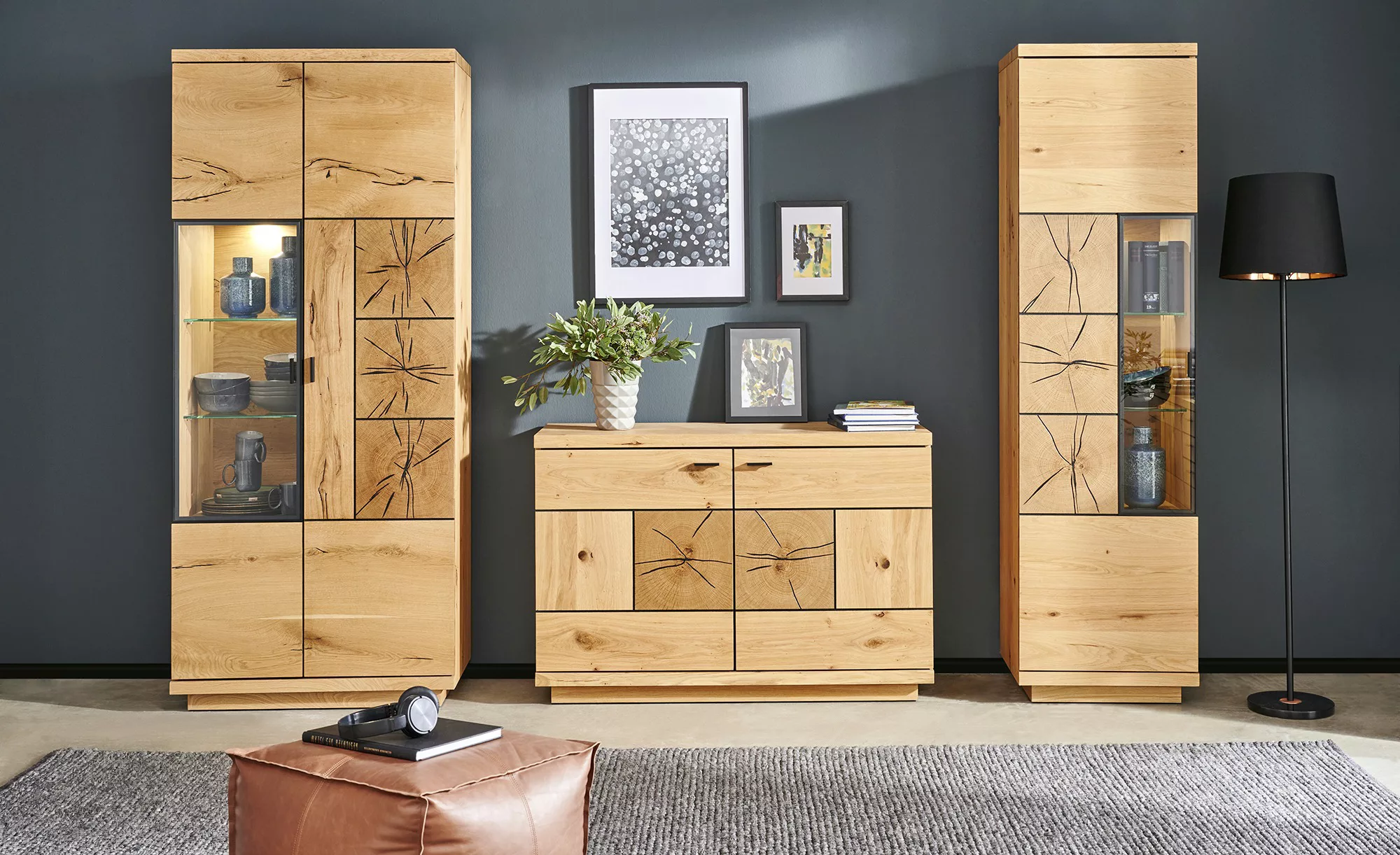 Gray & Jones Sideboard  Black Coast Two ¦ holzfarben ¦ Maße (cm): B: 121 H: günstig online kaufen