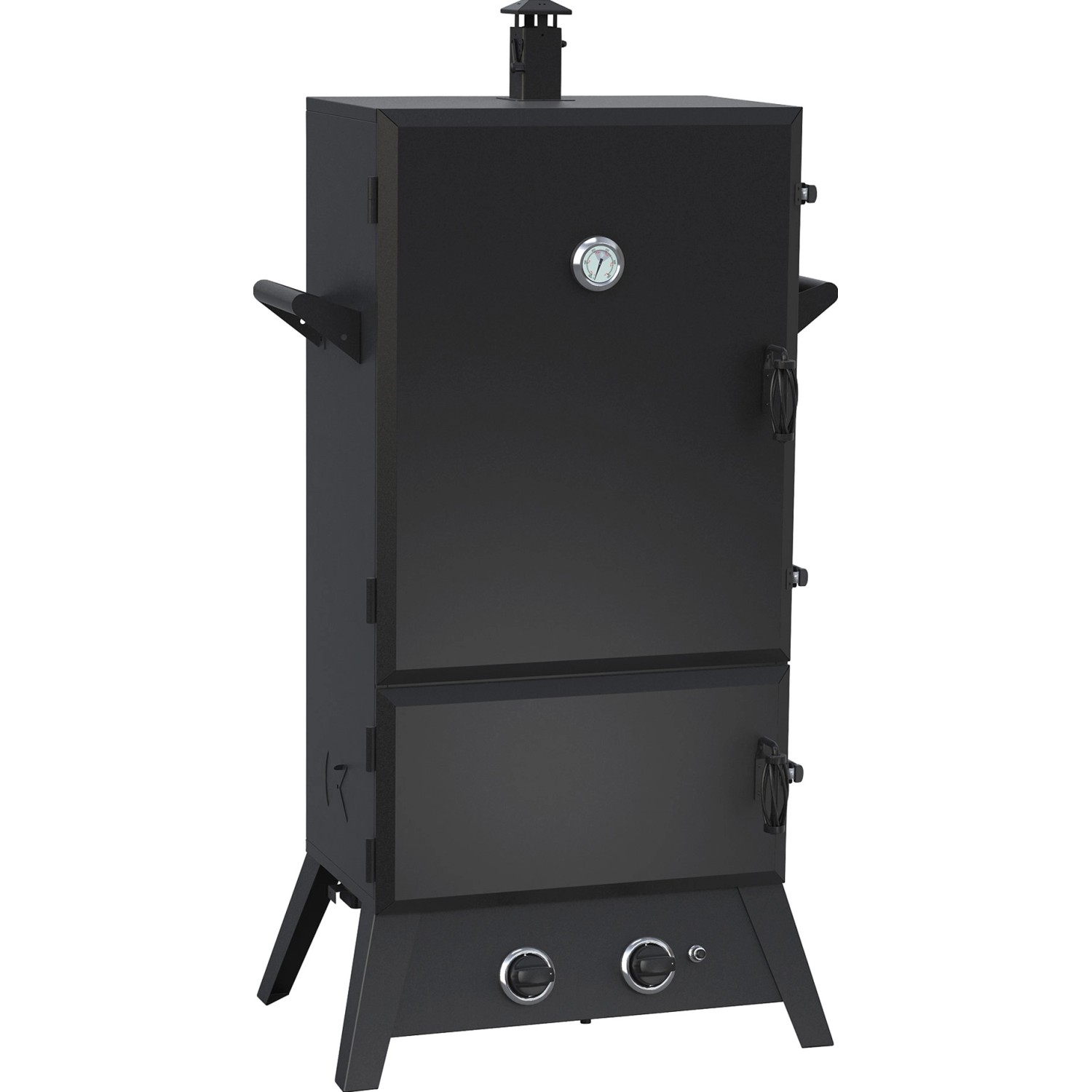 El Fuego Gas-Smoker Portland XXL 2 Brenner Schwarz günstig online kaufen