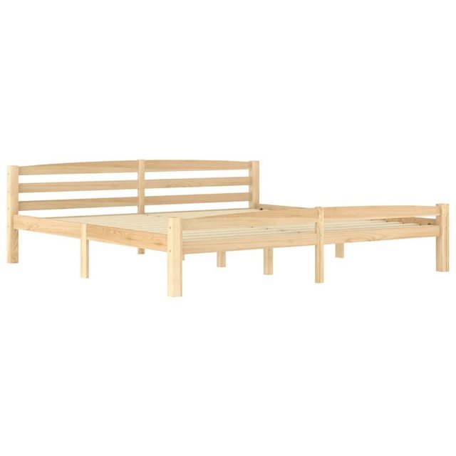 vidaXL Bettgestell Massivholzbett Kiefer 200x200 cm Doppelbett Bett Bettrah günstig online kaufen