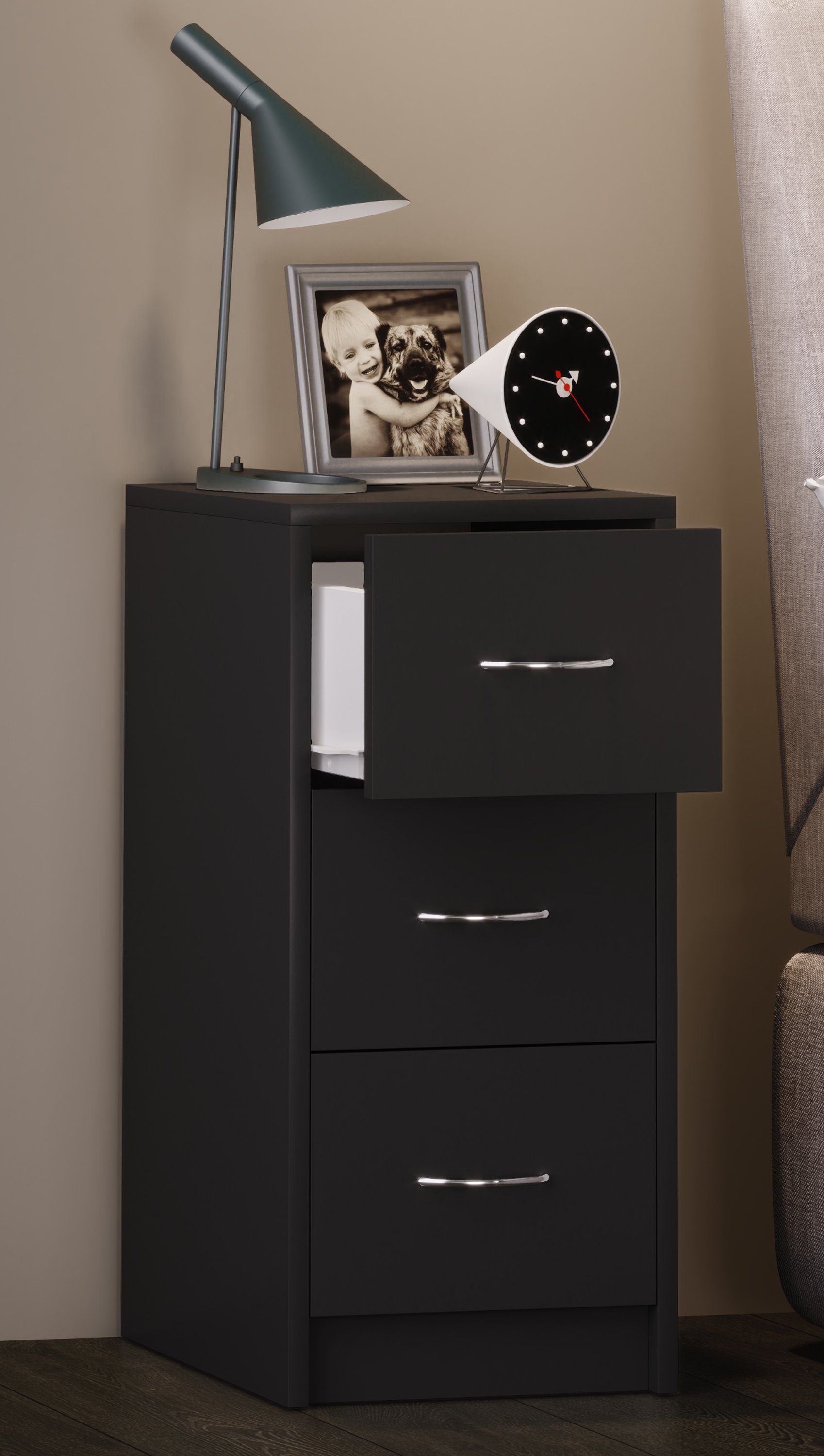VCM Nachttisch Holz Nachtschrank Nachttisch Schublade günstig online kaufen
