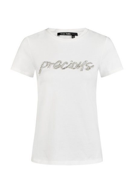 MARC AUREL T-Shirt mit Statement Strass Applikation günstig online kaufen