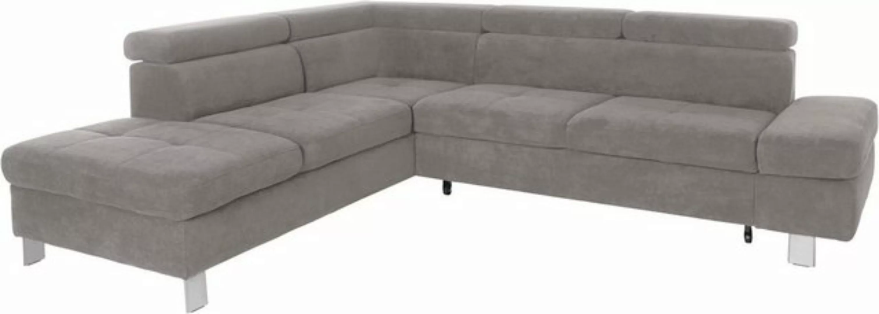 exxpo - sofa fashion Ecksofa Fiji, L-Form, mit Kopf- bzw. Rückenverstellung günstig online kaufen