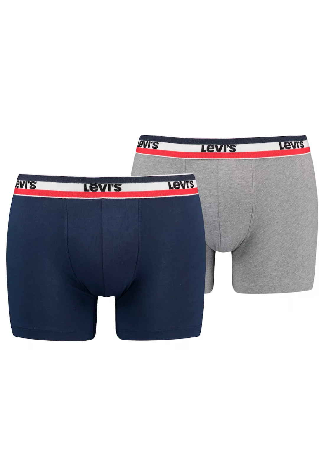 Levis Boxershorts, (Packung, 2er-Pack), mit breitem Logobund günstig online kaufen