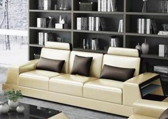 JVmoebel Sofa Luxus Beiger Multifunktions Dreisitzer modernes Design Neu, M günstig online kaufen