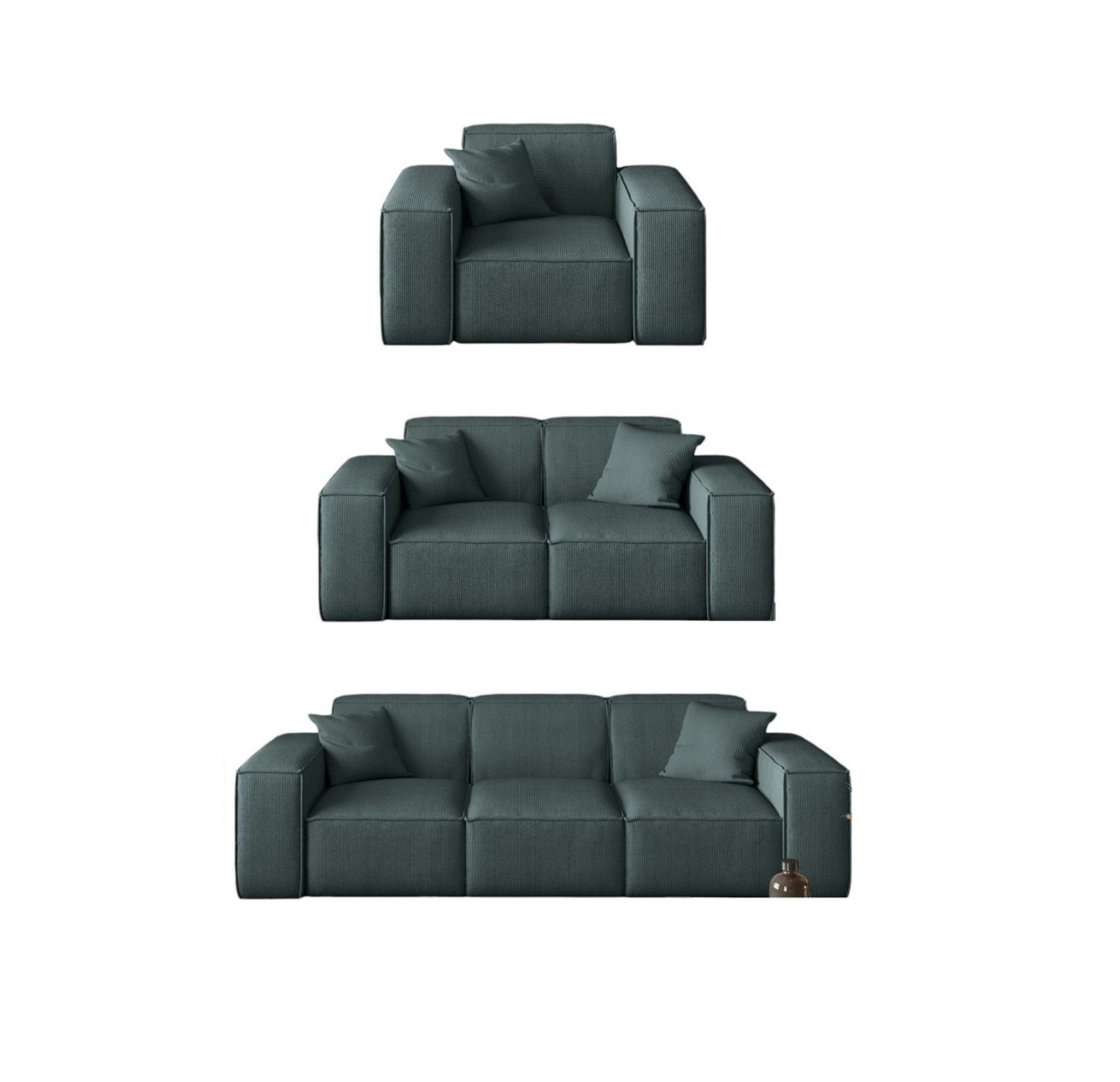 Fun Möbel Polstergarnitur Sofaset Designersofa CELES günstig online kaufen