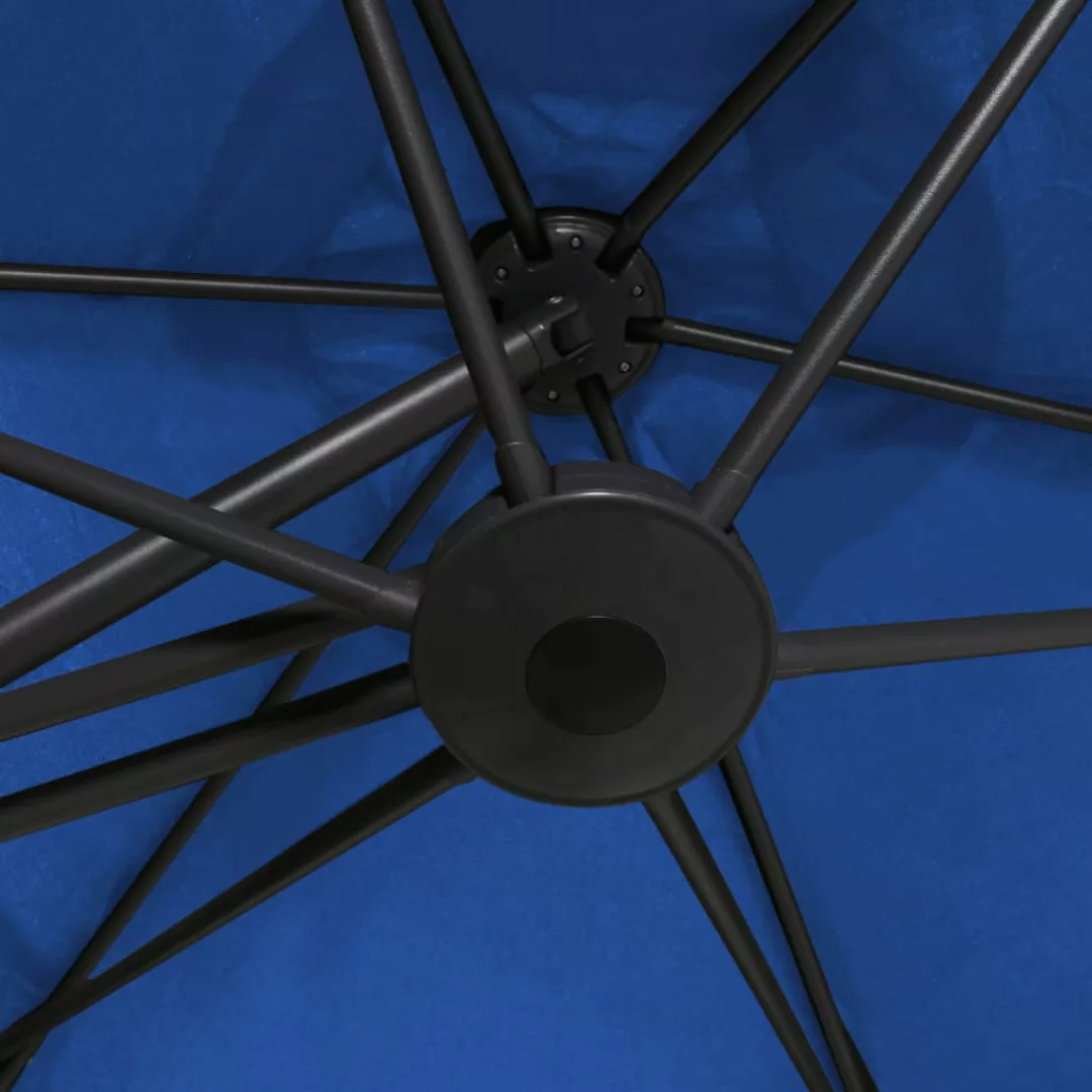 Sonnenschirm Mit Stahlmast 300 Cm Azurblau günstig online kaufen