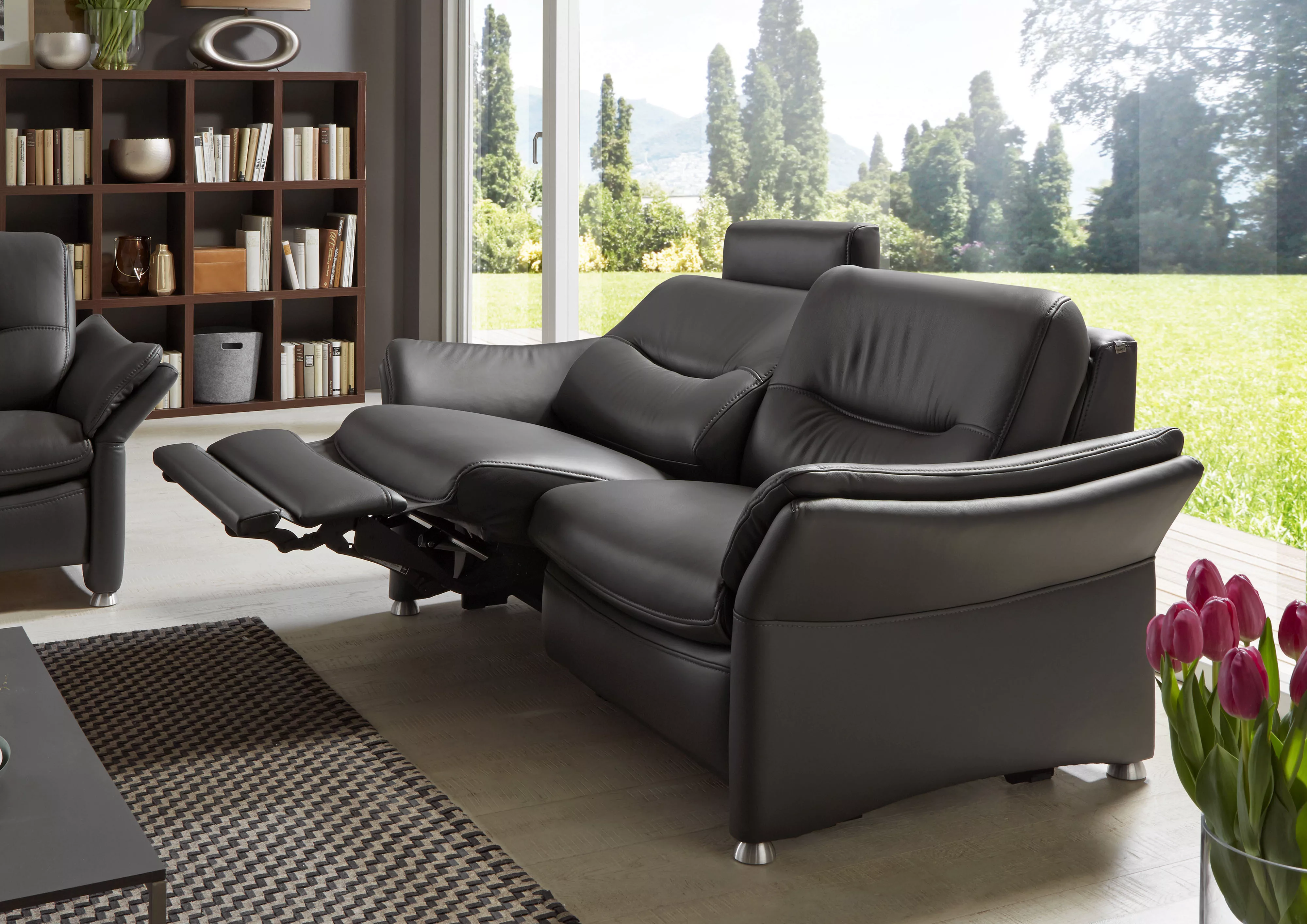 HUKLA 2,5-Sitzer "HU-SF15058 Ledersofa, Breite 194 cm", aus Leder, optional günstig online kaufen