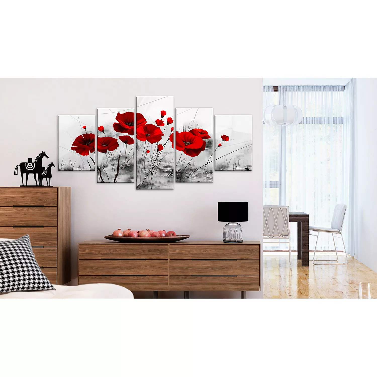 home24 Wandbild Mohnblumen günstig online kaufen