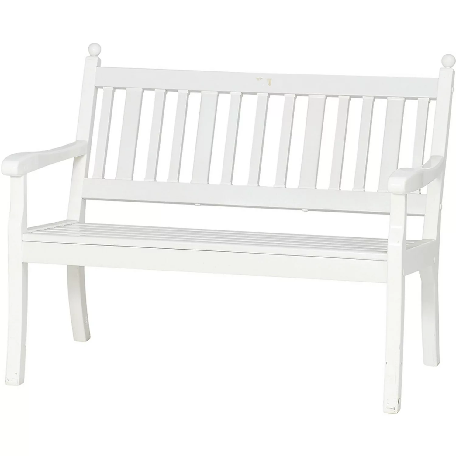 Blome 2er Bank Hohenzollern Weiß 69 cm x 115 cm x 88 cm günstig online kaufen