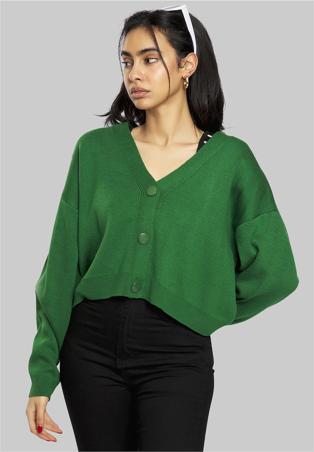 freshlions Strickjacke "Aylen", mit kurzem Schnitt günstig online kaufen