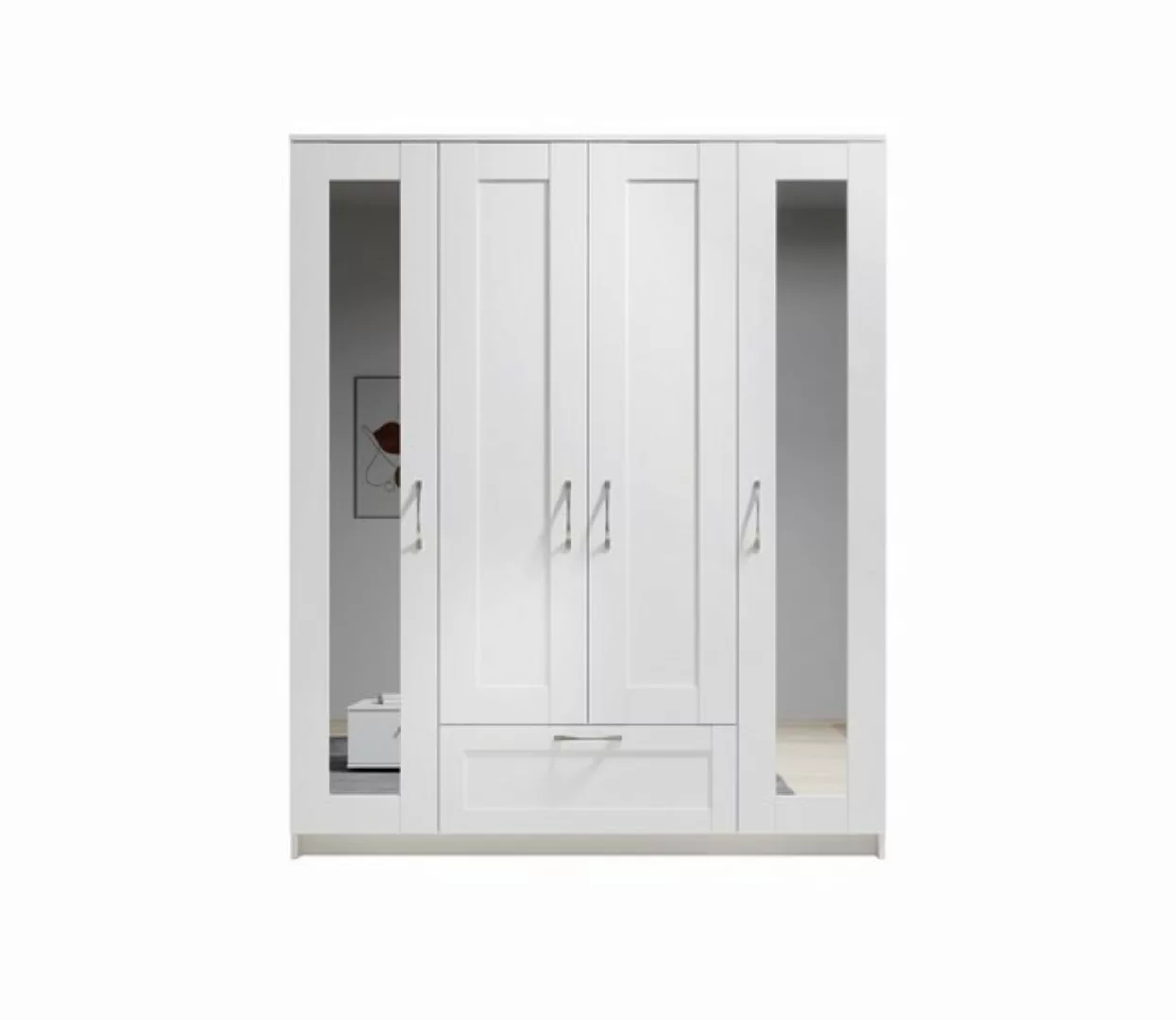 Pol-Power Kleiderschrank 156 x 190 x 50 cm (B/H/T) günstig online kaufen