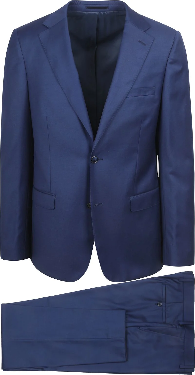 Suitable Suit Wool Royal Blau - Größe 48 günstig online kaufen