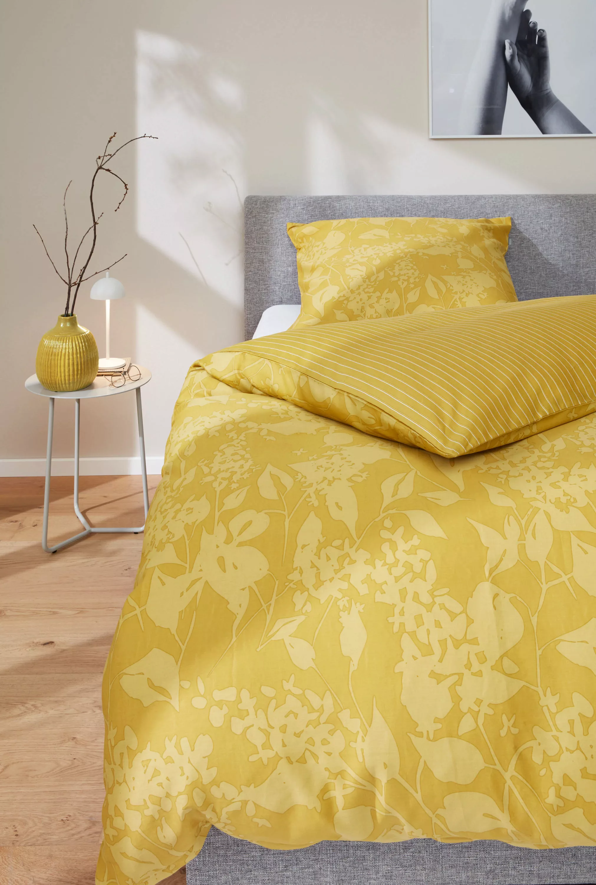 Musterring Bettwäsche »Blossom«, (2 tlg.), aus nachhaltigerer Baumwolle günstig online kaufen
