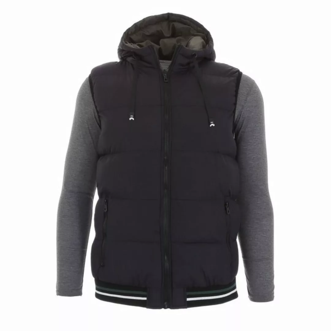 Ital-Design Funktionsjacke Herren Freizeit Weste Kapuze Beidseitig Tragbar günstig online kaufen