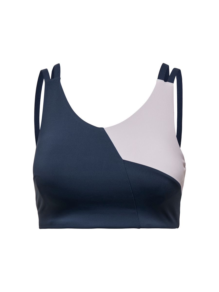 ONLY Colorblock- Sport-bh Damen Blau günstig online kaufen