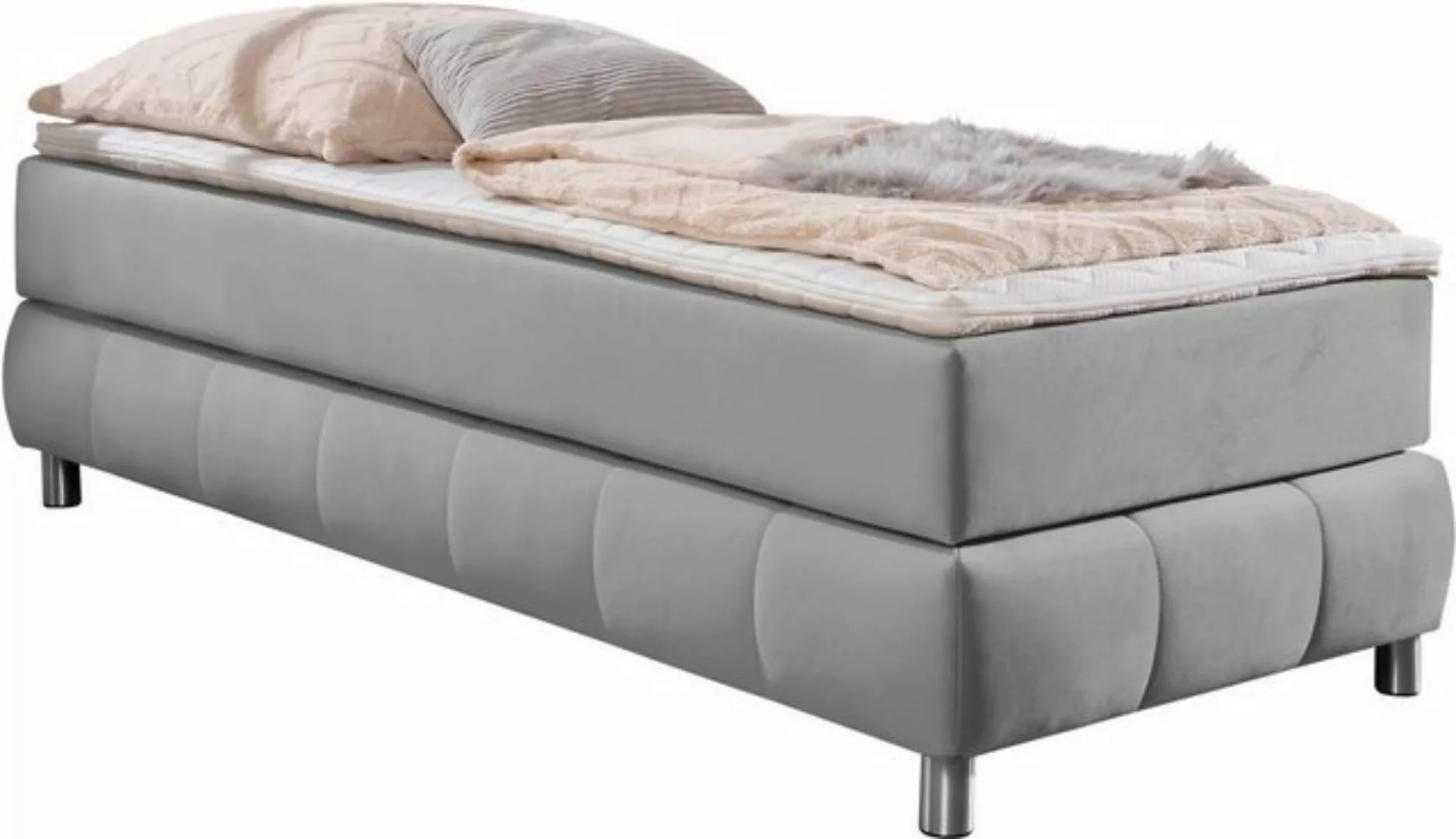 andas Boxspringbett Salo, Ohne Kopfteil, inkl. Topper, auch in Überlänge 22 günstig online kaufen