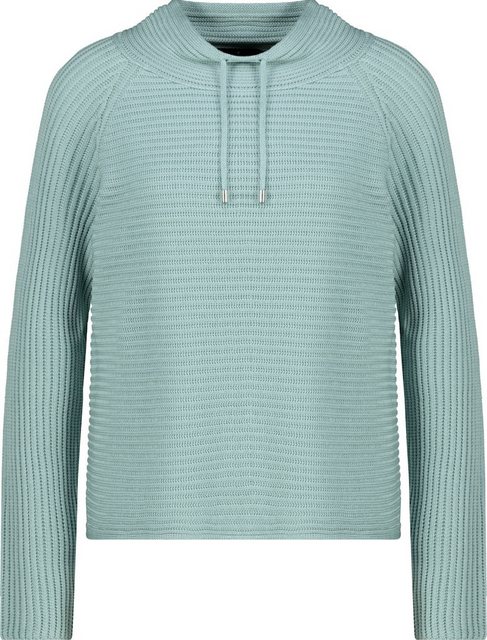 Monari Blusenshirt Strickpullover mit Stehkragen peppermint günstig online kaufen