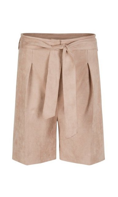 Marc Cain Bermudas High-Waist-Shorts aus Fun-Velours günstig online kaufen