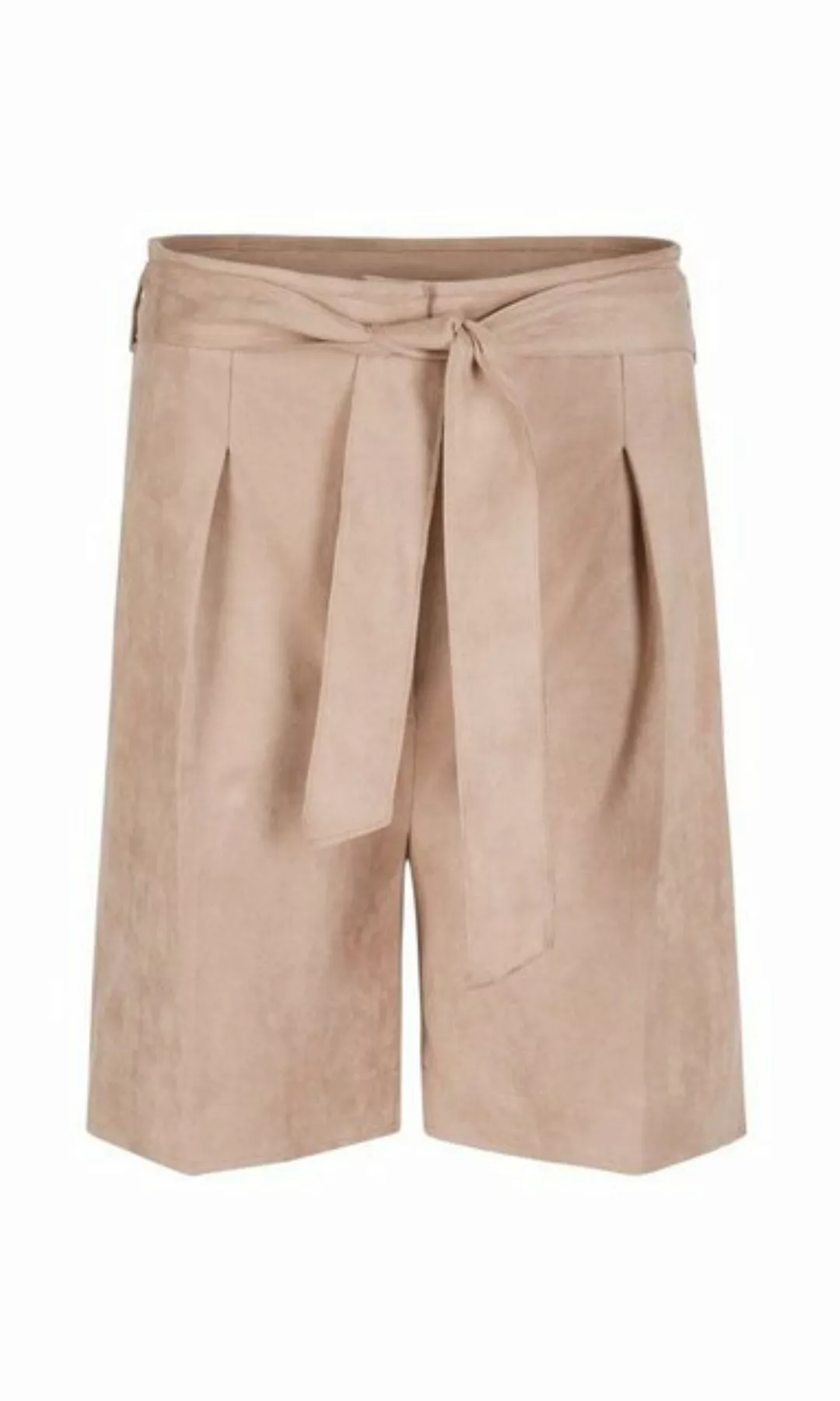 Marc Cain Bermudas High-Waist-Shorts aus Fun-Velours günstig online kaufen