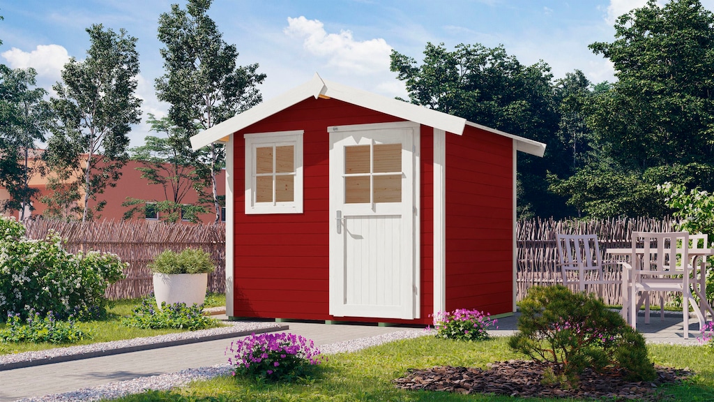 Weka Holz-Gartenhaus Satteldach Lasiert 239 cm günstig online kaufen