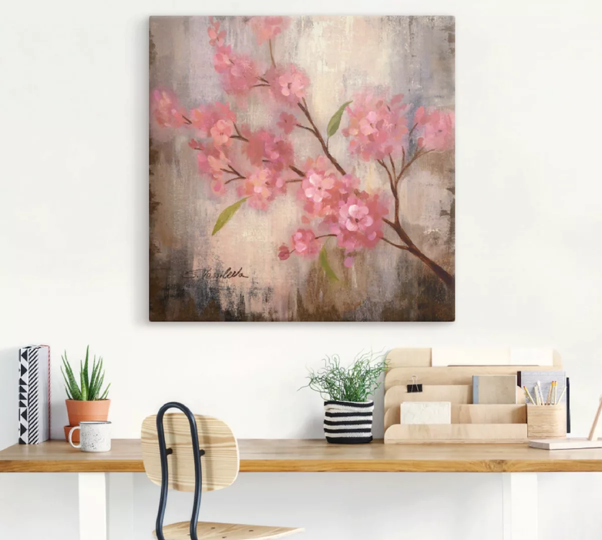 Artland Wandbild »Kirschblüte II«, Blumen, (1 St.), als Leinwandbild, Poste günstig online kaufen