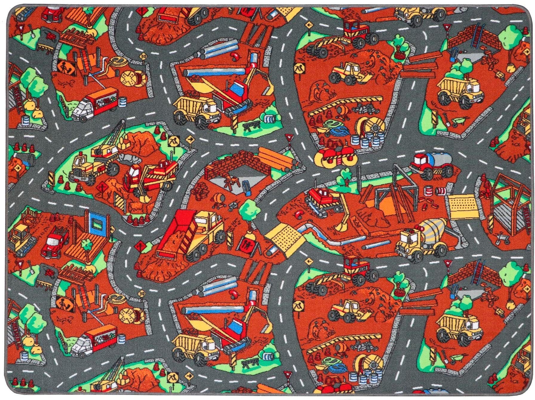 Primaflor-Ideen in Textil Kinderteppich »BAUSTELLE, Made in Belgium«, recht günstig online kaufen
