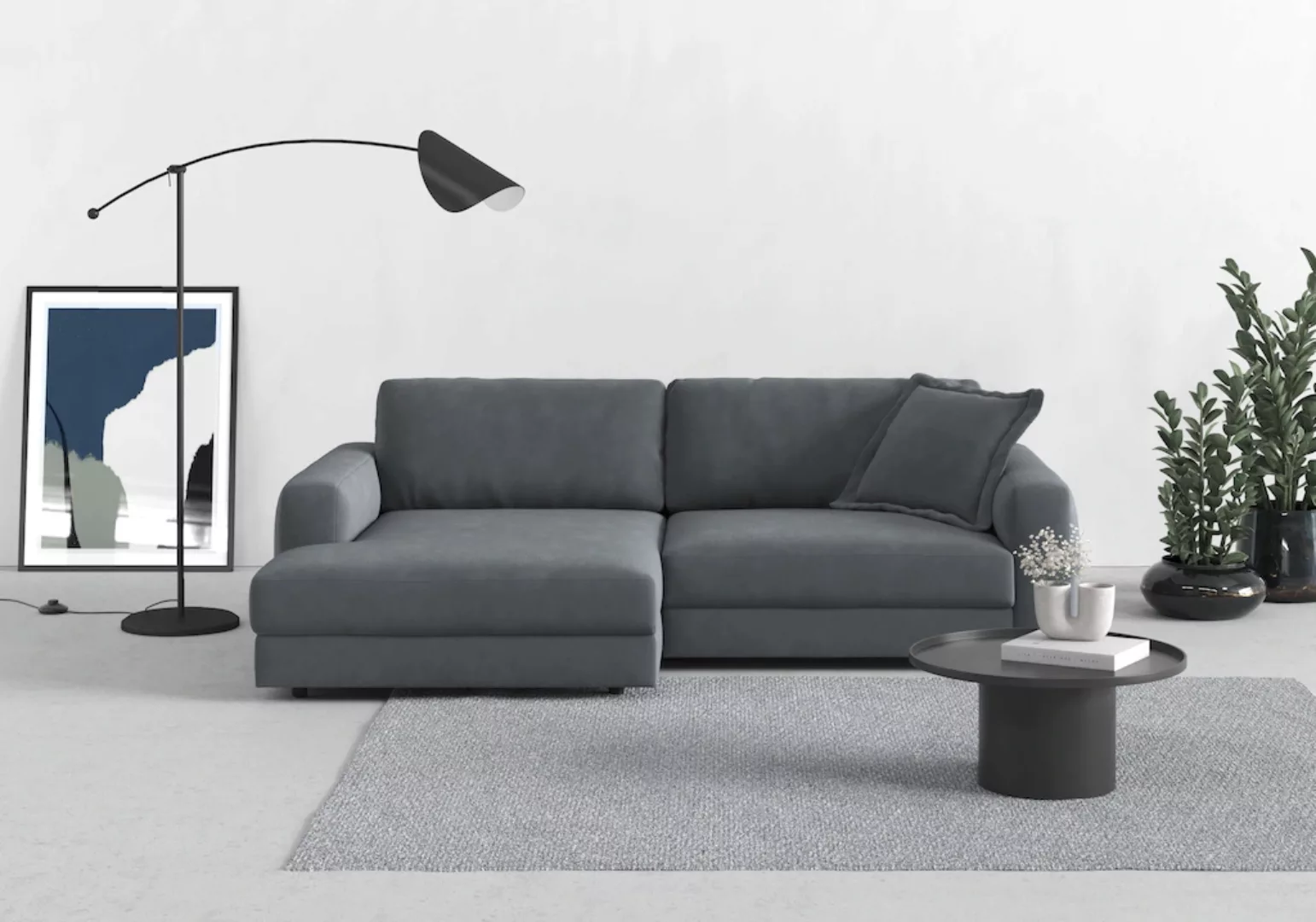 TRENDMANUFAKTUR Ecksofa Bourbon, Designsofa mit tollem Sitzkomfort, L-Form, günstig online kaufen