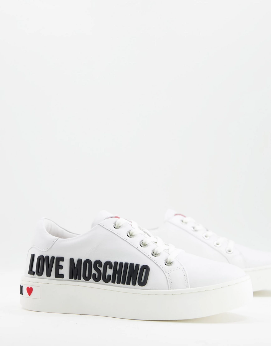 Love Moschino – Sneaker in Weiß günstig online kaufen