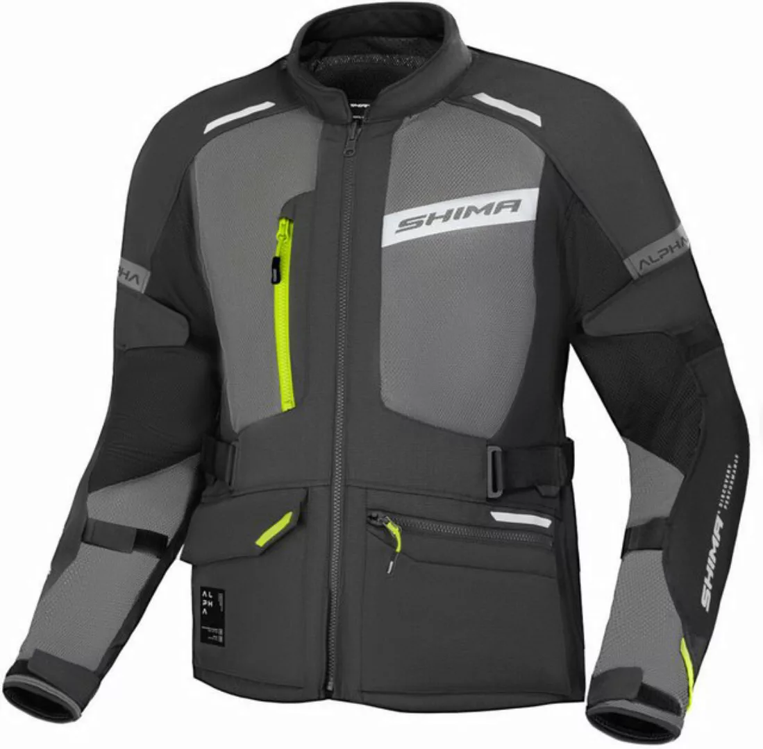 SHIMA Motorradjacke Alpha wasserdichte Motorrad Textiljacke günstig online kaufen