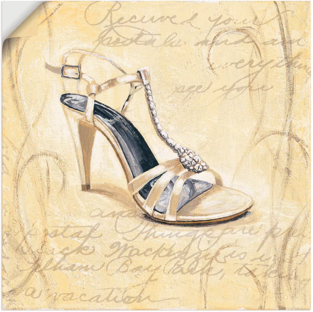 Artland Wandbild "Stiletto I - Schuh", Mode, (1 St.), als Leinwandbild, Wan günstig online kaufen