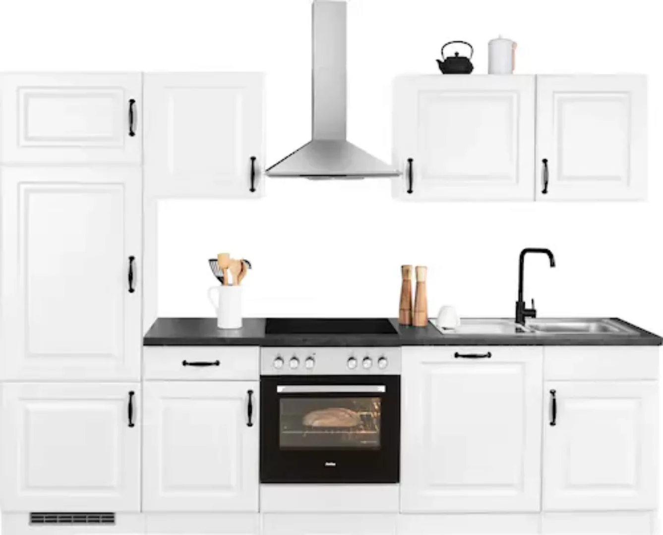 wiho Küchen Küchenzeile »Erla«, mit E-Geräten, Breite 280 cm günstig online kaufen