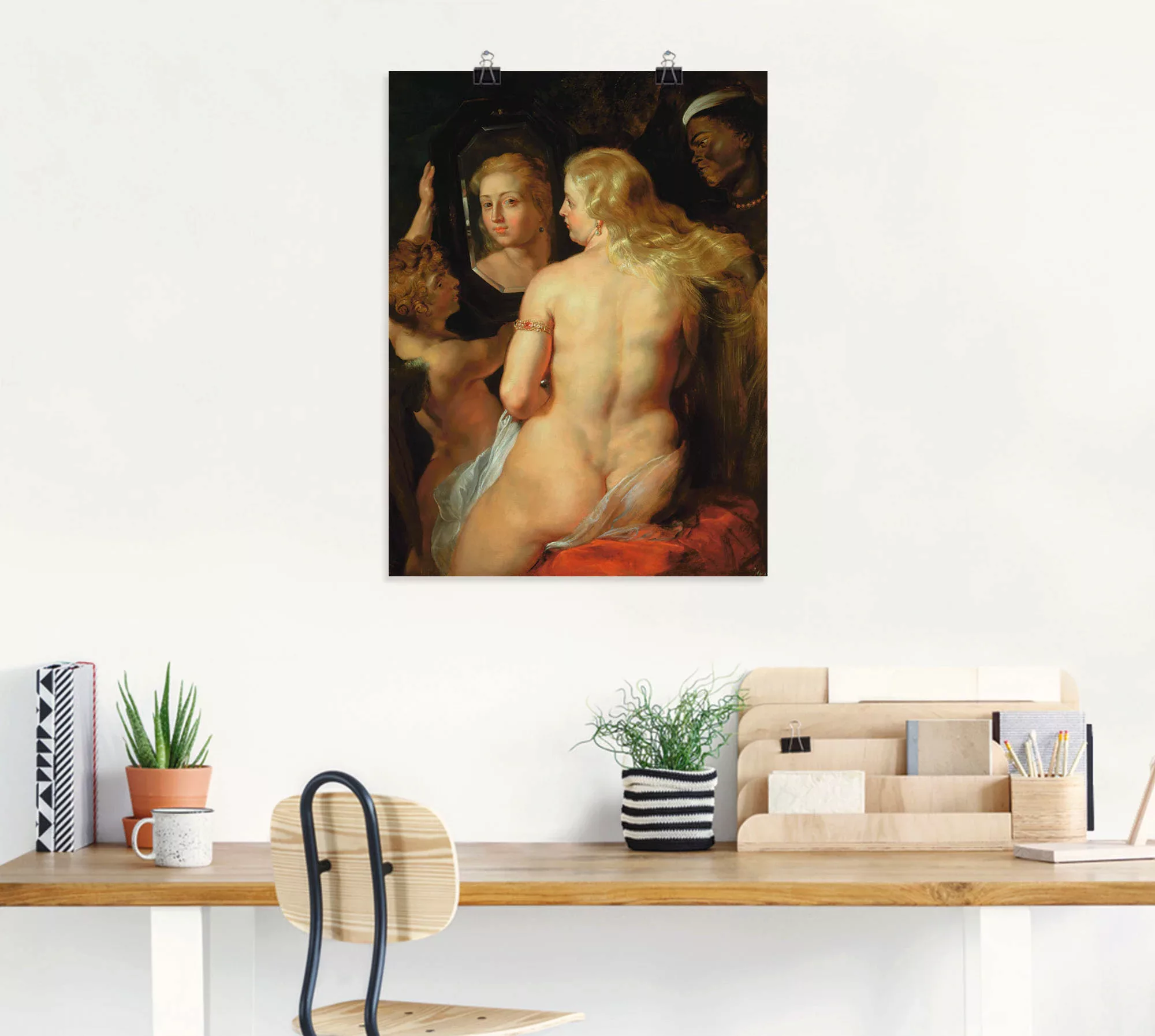 Artland Kunstdruck "Toilette der Venus", Frau, (1 St.), als Leinwandbild, W günstig online kaufen