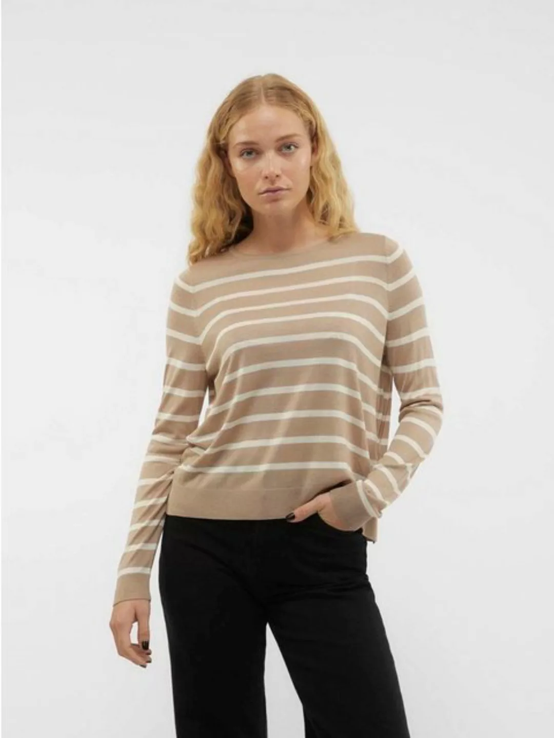 Vero Moda Rundhalspullover NOVA (1-tlg) Plain/ohne Details günstig online kaufen