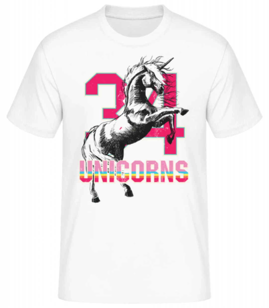 34 Unicorns · Männer Basic T-Shirt günstig online kaufen