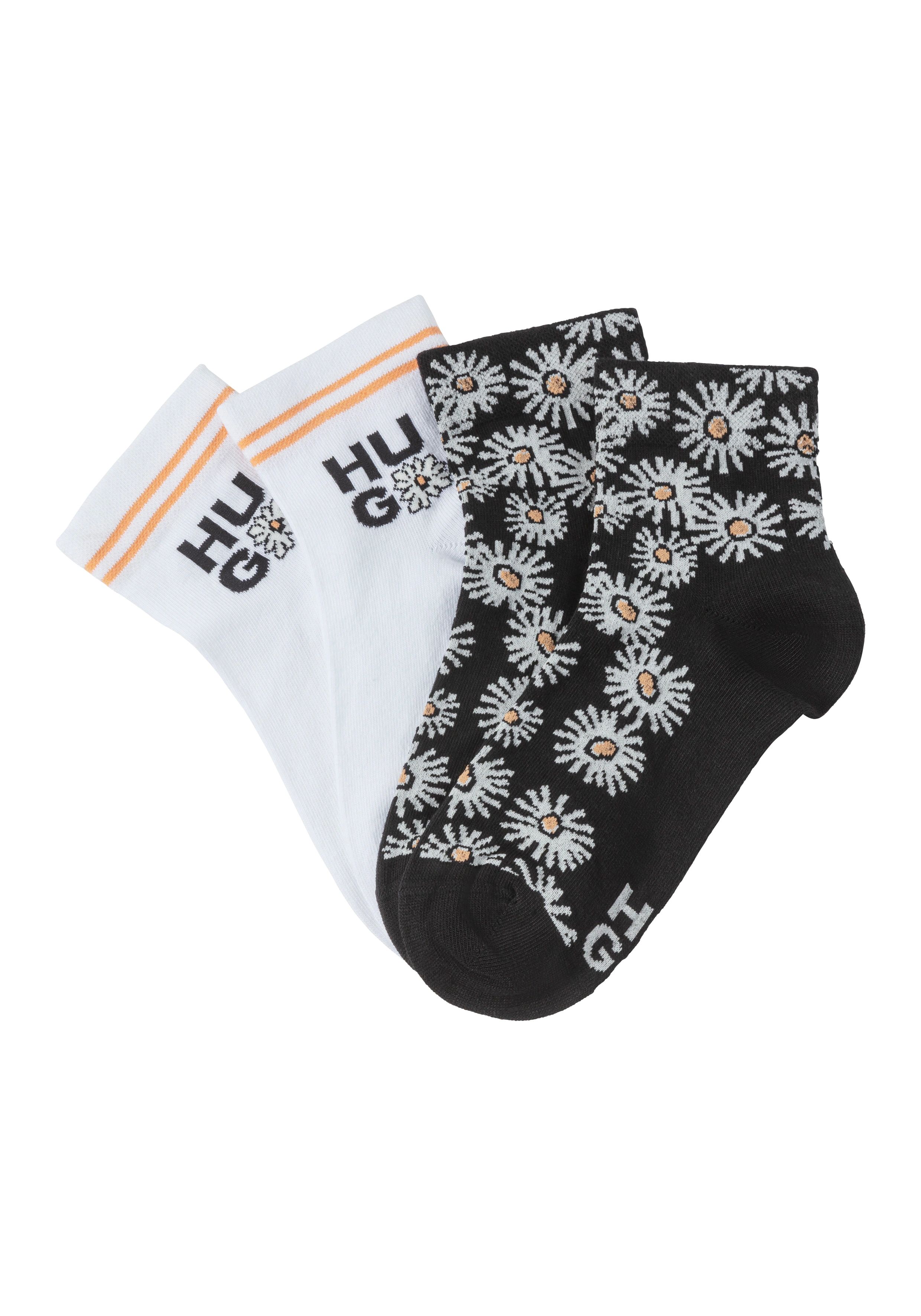 HUGO Underwear Socken "2P SH DAISY CC W", (Packung, 2 Paar, 2er Pack), mit günstig online kaufen