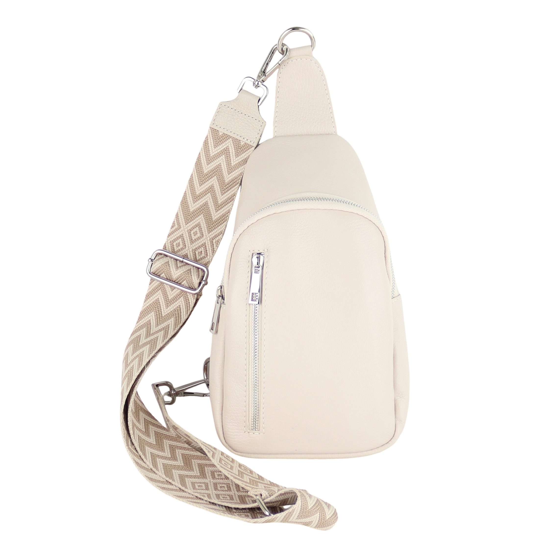 MIRROSI Umhängetasche Sling Bag,Brusttasche, aus Echtleder, günstig online kaufen