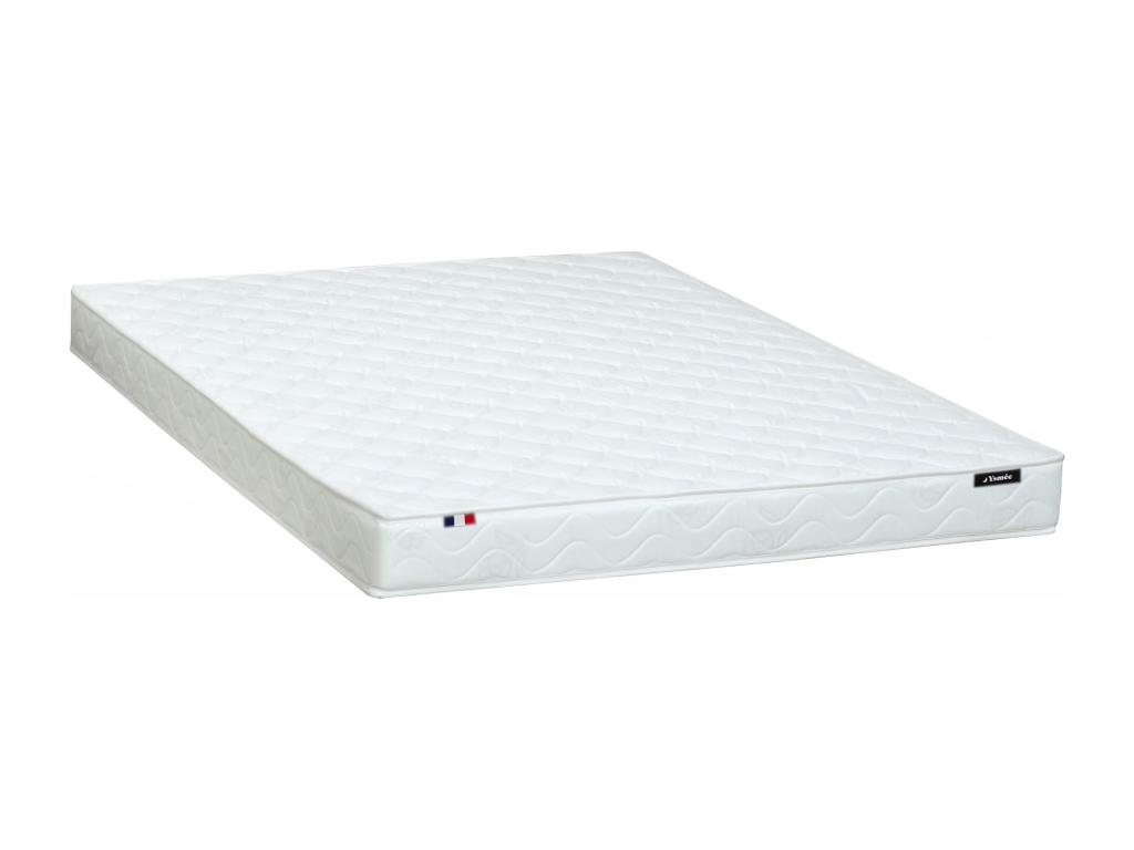 Set aus Bettgestell mit Bettkasten + Schaumstoffmatratze - 140 x 190 cm - S günstig online kaufen