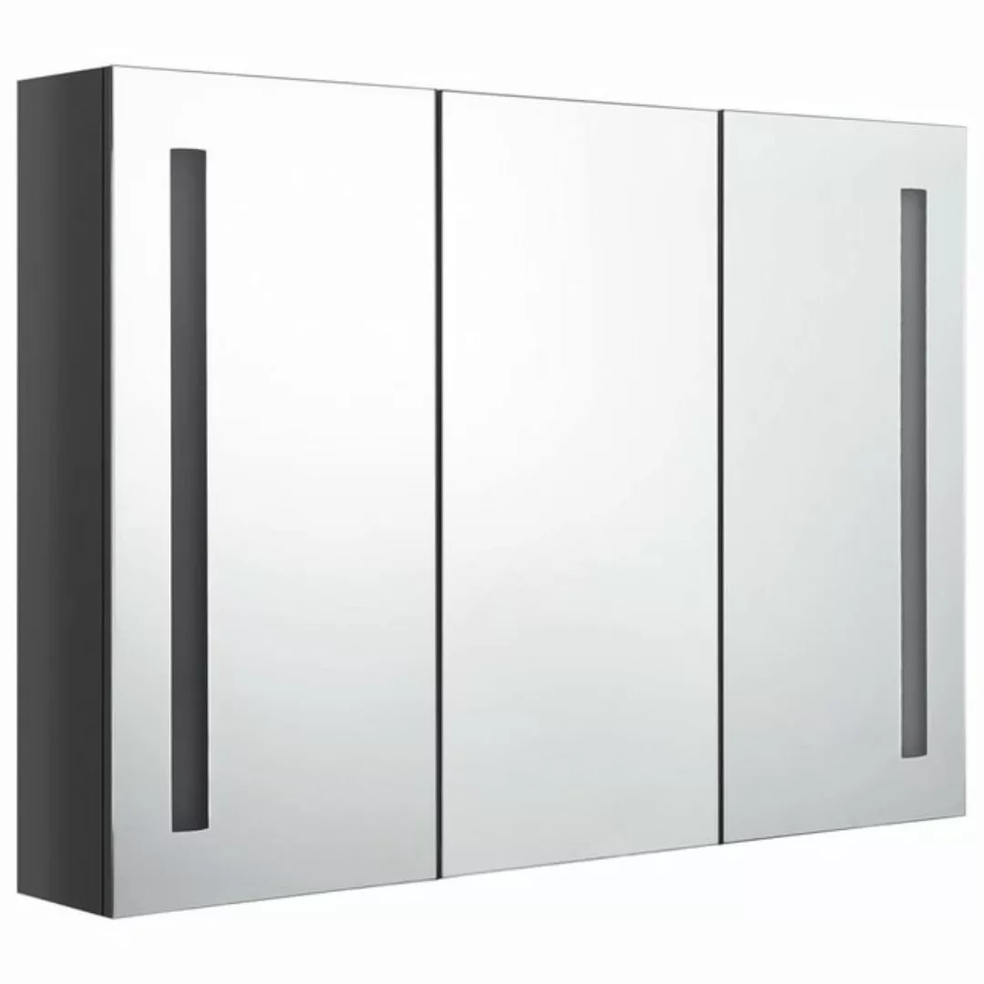 vidaXL Badezimmerspiegelschrank LED-Spiegelschrank fürs Bad 89x14x62 cm Glä günstig online kaufen