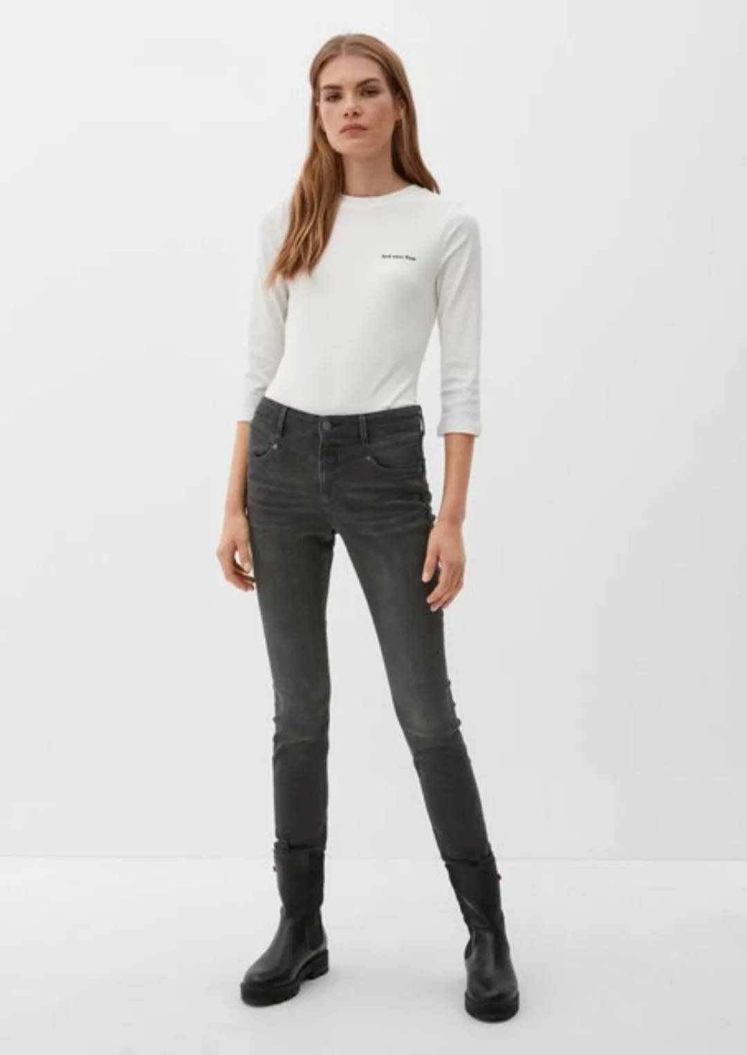 s.Oliver 5-Pocket-Jeans Jeans Izabell / Skinny Fit / Mid Rise / Skinny Leg günstig online kaufen