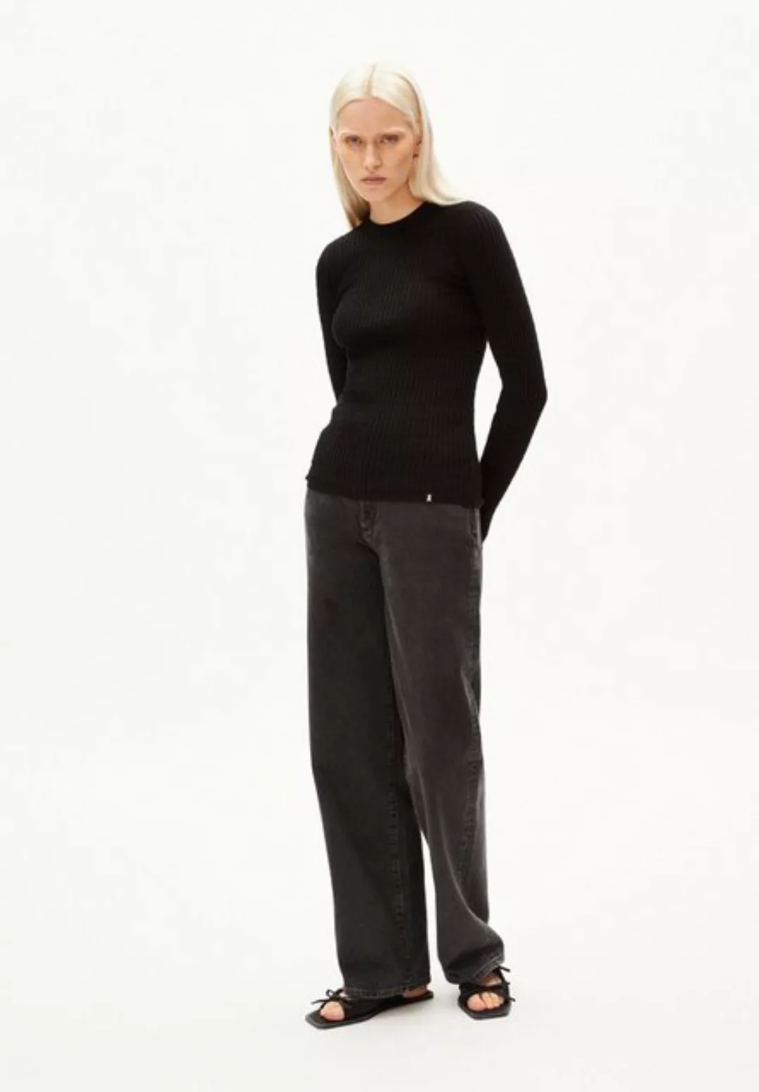 Armedangels Strickpullover LELIAAS Damen Pullover Slim Fit aus Bio-Baumwoll günstig online kaufen