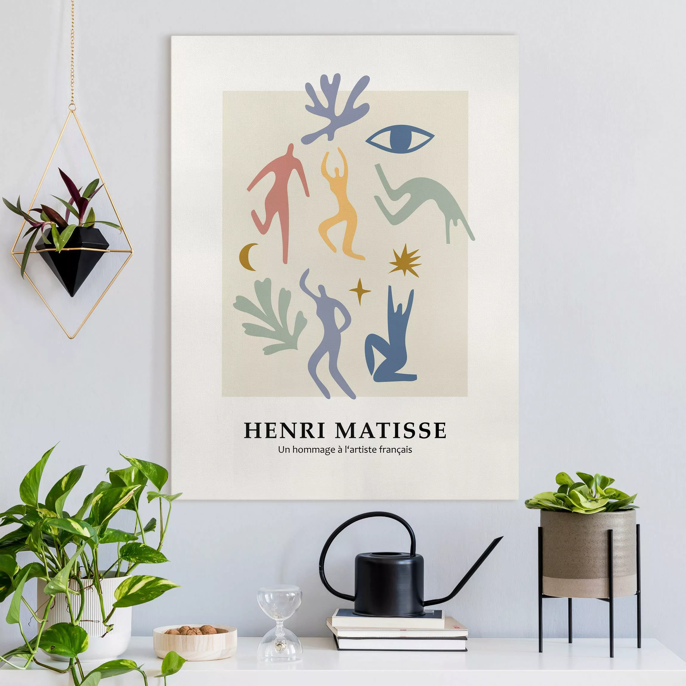 Leinwandbild Matisse Hommage - Freudentanz II günstig online kaufen